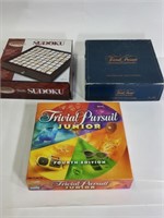 Vintage Trivial Pursuit, Junior & Sudoku Games