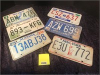 Variety of License Plates