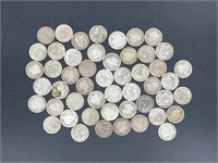 50 - early silver dimes