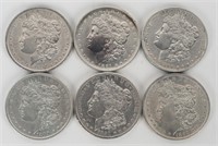 6- MORGAN SILVER DOLLARS