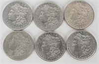 6- MORGAN SILVER DOLLARS