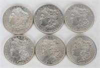 6- MORGAN SILVER DOLLARS