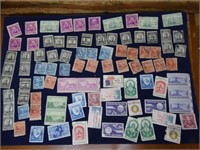 Collectable Old US Postage Stamps -  Some Perfin