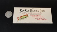 Sen-Sen Chewing Gum Ink Blotter.