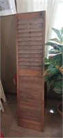 Wooden shutter