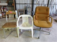 3 asst chairs