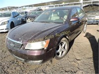 2006 Hyundai Sonata 5NPEU46F86H023860 Burg