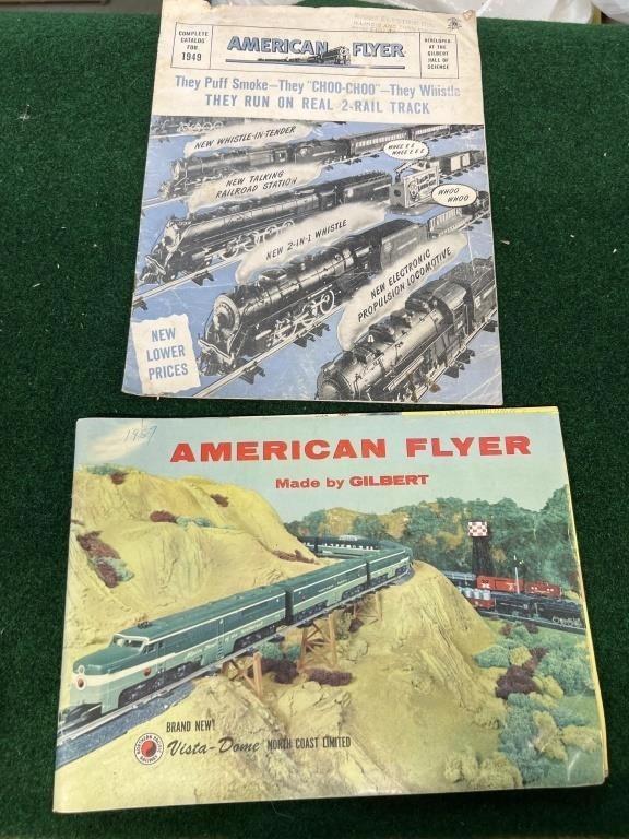 1949 and 1957 American flyer catalogs