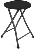 Mintra Folding Stools - 18.5in Height  Black