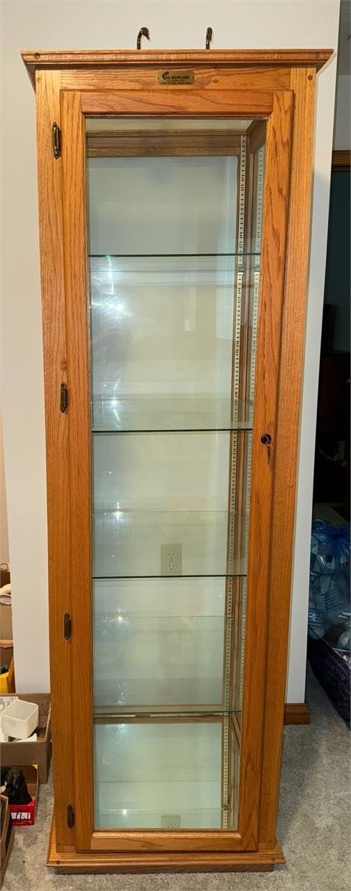 Lighted Glass Curio Cabinet