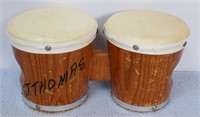 Wood Bongo Drums