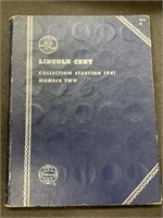 Lincoln Cents Collection Book Starting 1941