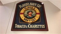 Player’s Navy Cut Tobacco and Cigarettes wall