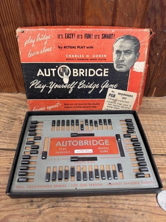 Vintage Auto Bridge Game