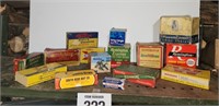 Assorted vintage ammo & boxes *Note* Bidders, ....