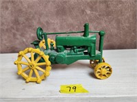 8" Cast Iron John Deere Tractor