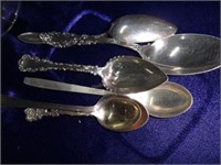 6 Sterling Tea & Demitasse Spoons