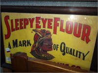 Sleepy Eye Flour Advertising Lacquered