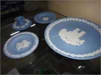 4 Wedgewood Jasperware Plates