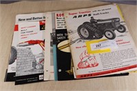 Vintage Farm Equipment Brochures, misc