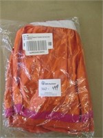 Bacati Tangerine Orange & Fuschia Full Bed Skirt