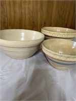 Vintage Crock Bowls