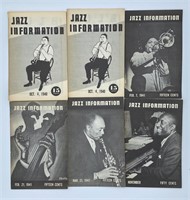 LOT OF 6: Jazz Information Journals
