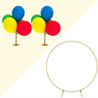 YALLOVE Round Balloon Arch And Balloon Stand Combo