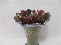 Nwood 8" purple Diamond Point vase