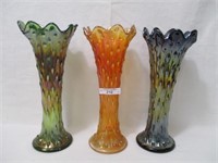 3 Nwood Tree Trunk 10" vases