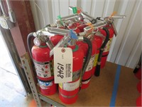 (8) Rechargeable Commercial Fire Extinguishers