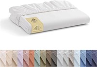 100% Cotton Percale Fitted Sheet Twin Size,