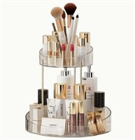 1pc 360° Rotating Makeup Organizer, Creative