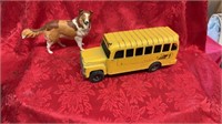 Buss and collie dog