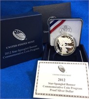 2012-W US Mint Proof Star-Spangled Banner Commemor