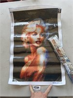 Marilyn Monroe DIY Crystal Craft Poster