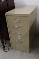 2 Drawer Metal File Cabinet
