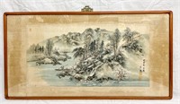 Framed Asian Original Landscape Painting