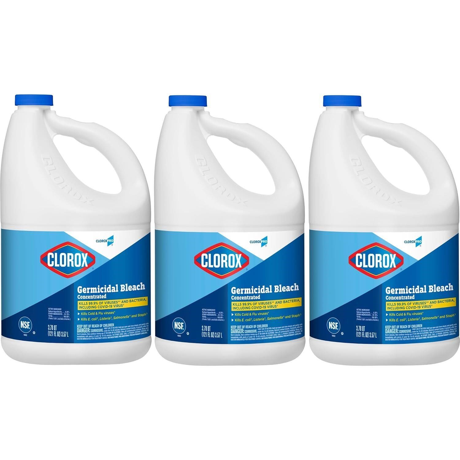 3 PK-Clorox Pro Germicidal Bleach  121 oz.