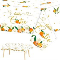 3pc Little Cutie Baby Shower Tablecloth x2