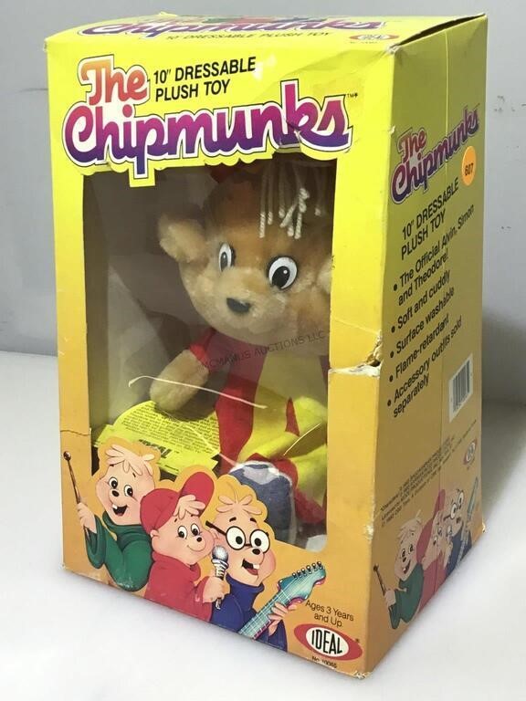 NIB vintage 10in Alvin Chipmunk plush doll