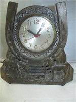 Vintage Century Products Horseshoe Mantle Clock
