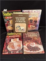(5) Southern Living Cookbooks