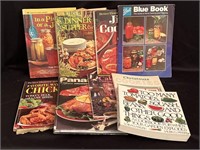 (9) Assorted Cookbooks