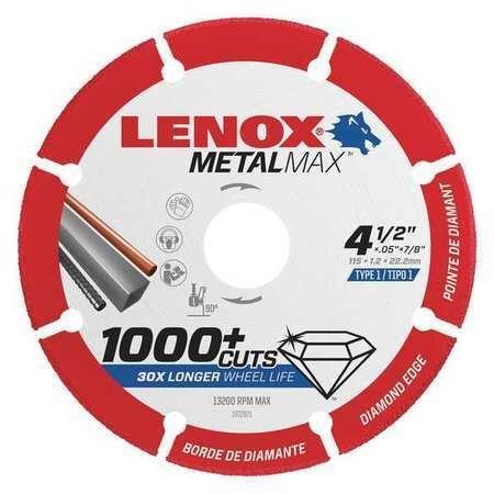 Lenox MetalMax Diamond Grit 4-1/2-in Cutting Wheel