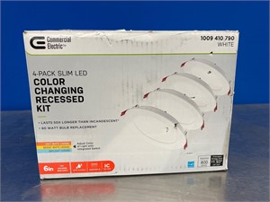 4 Pack Slim LED Recessed Lights