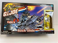 Hasbro GI Joe Mint in Box vs Cobra Rockslide