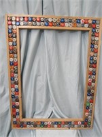 HANDCRAFTED BEER BOTTLECAP FRAME