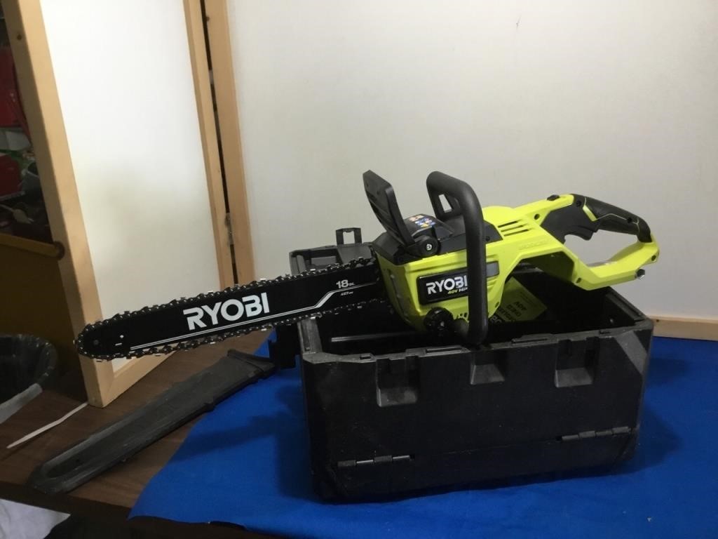 Ryobi 40 V chain saw