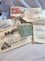 Original posters from 1924 with original envelope